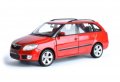 Model auta Welly Škoda Fabia 2009 Combi II (červená) 1:24 | pkmodelar.cz