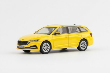 Škoda Octavia IV Combi (2020) 1:43 - Žlutá Telecom