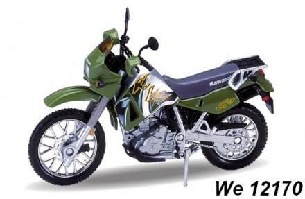 Welly 1:18 Kawasaki 2002 KLR 650 (green)
