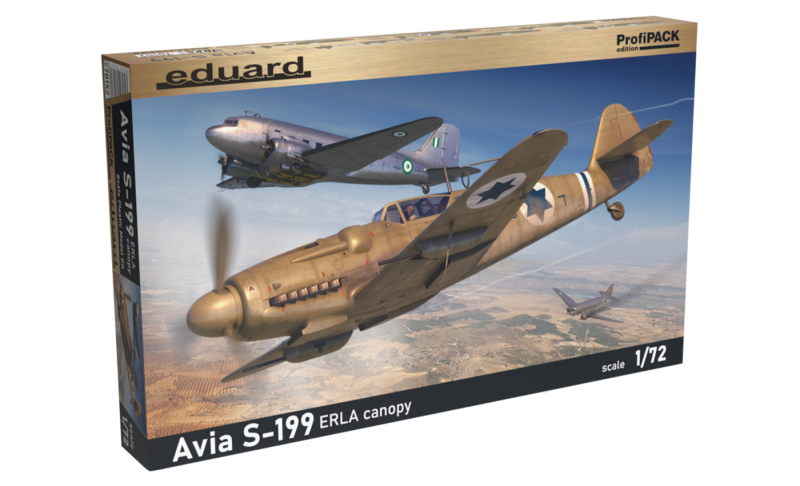 Eduard model 70152 Avia S-199 ERLA překryt kokpitu 1/72 | pkmodelar.cz