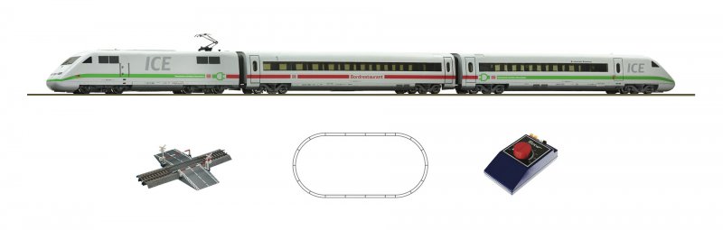 ROCO 51162 H0 Analogový set - vlak s jednotkou ICE2 DBAG s kolejemi s podložím | pkmodelar.cz