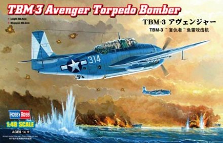 Hobby Boss 0325 TBM-3 Avenger Torpedo Bomber 1:48