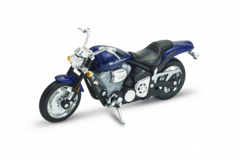 Welly 1:18 MOQ Yamaha 2002 Road Star Warrior modrý | pkmodelar.cz