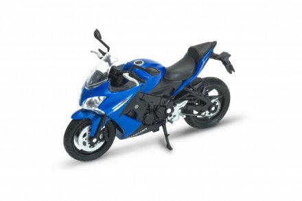 Welly 1:18 Suzuki 2017 GSX-S 1000 F modrá motorka