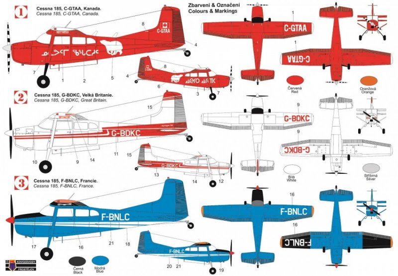 KPM0234 Cessna C-185 Skywagon 1:72 | pkmodelar.cz