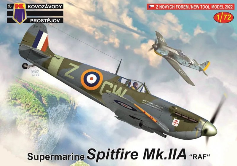 KPM0302 Spiffire Mk.IIa RAF 1:72 | pkmodelar.cz