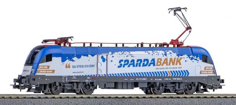 PIKO 57926 H0 Elektrická lokomotiva Taurus Rh1116 Sparda Bank, ÖBB, Ep.VI | pkmodelar.cz