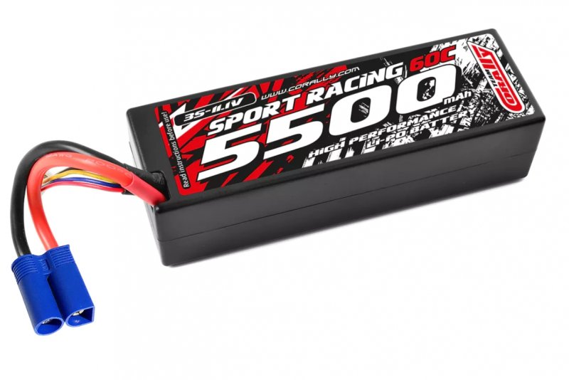 Sport Racing 60C - 5500mAh - 11,1V 3S - LiPo Stick Hardcase - EC5 | pkmodelar.cz