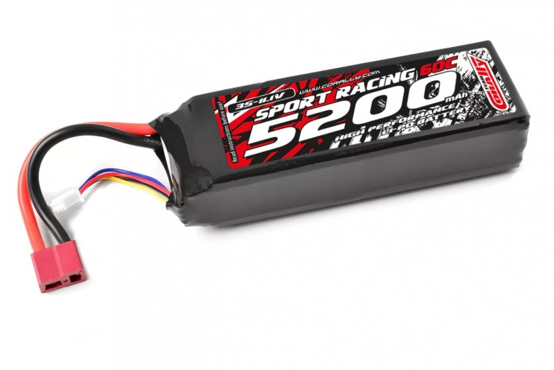 Sport Racing 60C - 5200mAh - 11,1V 3S - LiPo Semi-Soft case - T-Dean | pkmodelar.cz