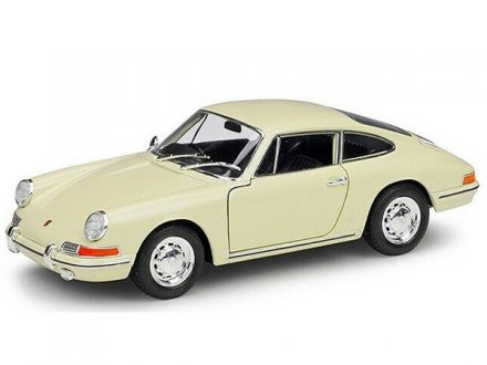 Welly 1:24 model auta Porsche 911 krémová