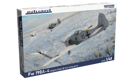 Eduard model 84117 Fw 190A-4 s klapkami chlazení motoru a 2kanonovým křídlem 1/48