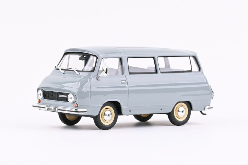 Škoda 1203 (1974) 1:43 - Šedomodrá Skalní | pkmodelar.cz