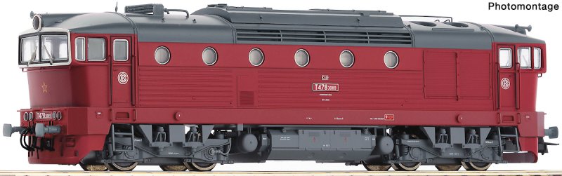 ROCO 71021 H0 Dieselová lokomotiva T478.3089 Brejlovec, ČSD, Ep.IV, DCC ZVUK | pkmodelar.cz