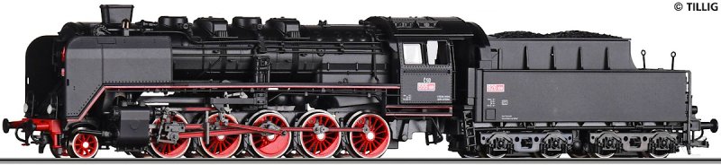 Tillig 04291 Parní lokomotiva TT 555.1 Němka, ČSD, Ep.III | pkmodelar.cz