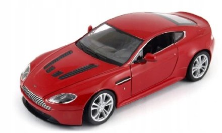 Welly Aston Martin 2010 V 12 Vantage, červený 1:24