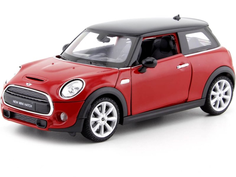 Welly auto 1:24 NEW MINI HATCH červená | pkmodelar.cz