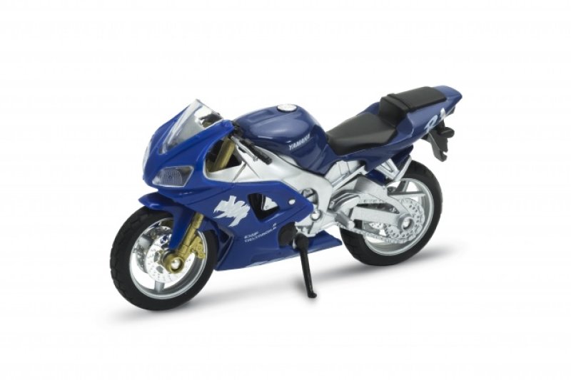 Welly moto 1:18  1999 YAMAHA YZF-R1 na podstavci | pkmodelar.cz