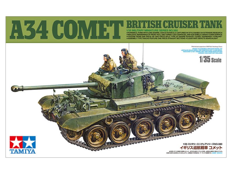 Tamiya 35380 British Cruiser Tank A34 Comet | pkmodelar.cz