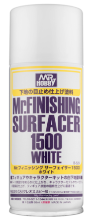 Mr. Finishing Surfacer 1500 White - stříkací tmel bílý 170ml