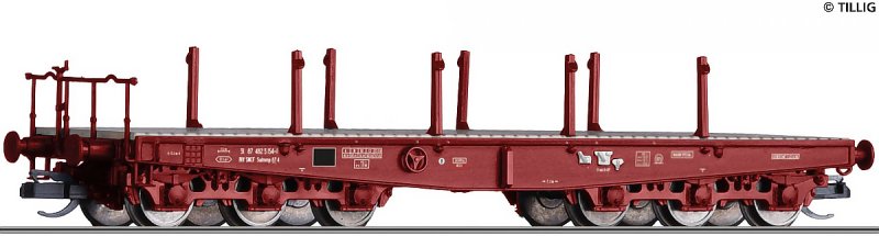 TILLIG 15622 TT Plošinový vůz Salmmp, SNCF, Ep.IV | pkmodelar.cz