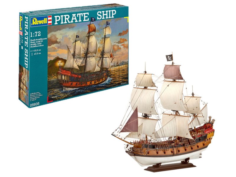 Revell 05605 Pirate ship 1/72 | pkmodelar.cz