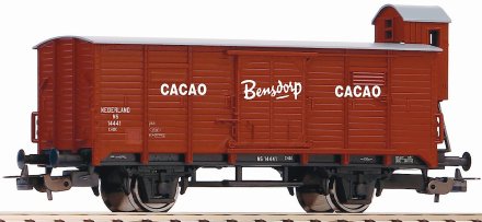 PIKO 95358 H0 Krytý vůz CHOK Bensdorp Cacao, CH, Ep.III