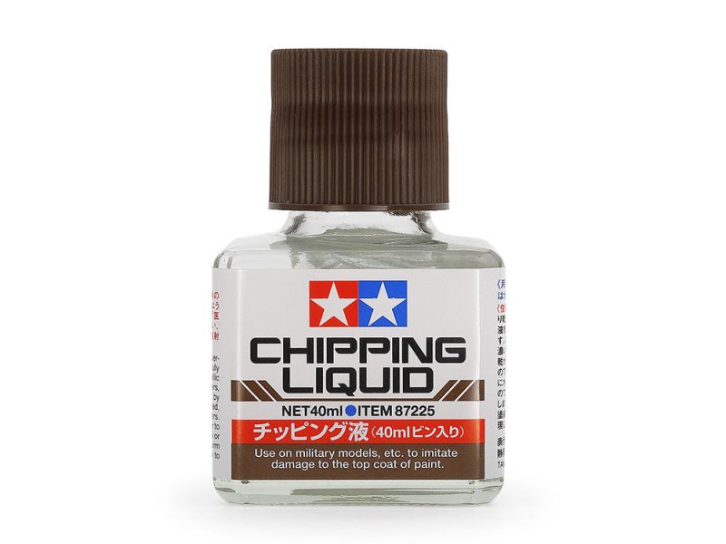 Vodička pro efekt odlupování barvy | Tamiya 87225 Chipping Liquid | pkmodelar.cz