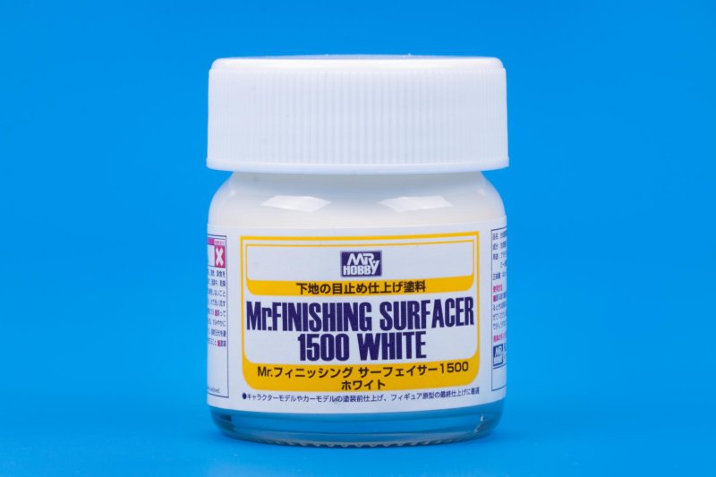Mr. Finishing Surfacer 1500 White - stříkací tmel bílý 40ml | pkmodelar.cz