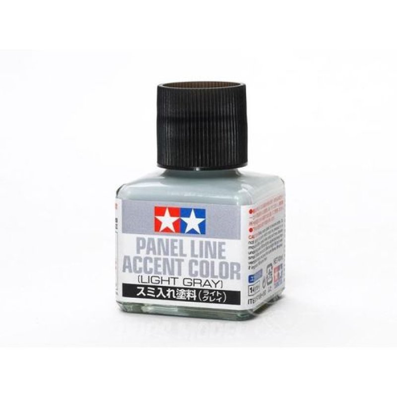 Tamiya 87189 Panel Line Accent Color Light Gray - 40ml / Světle šedá | pkmodelar.cz