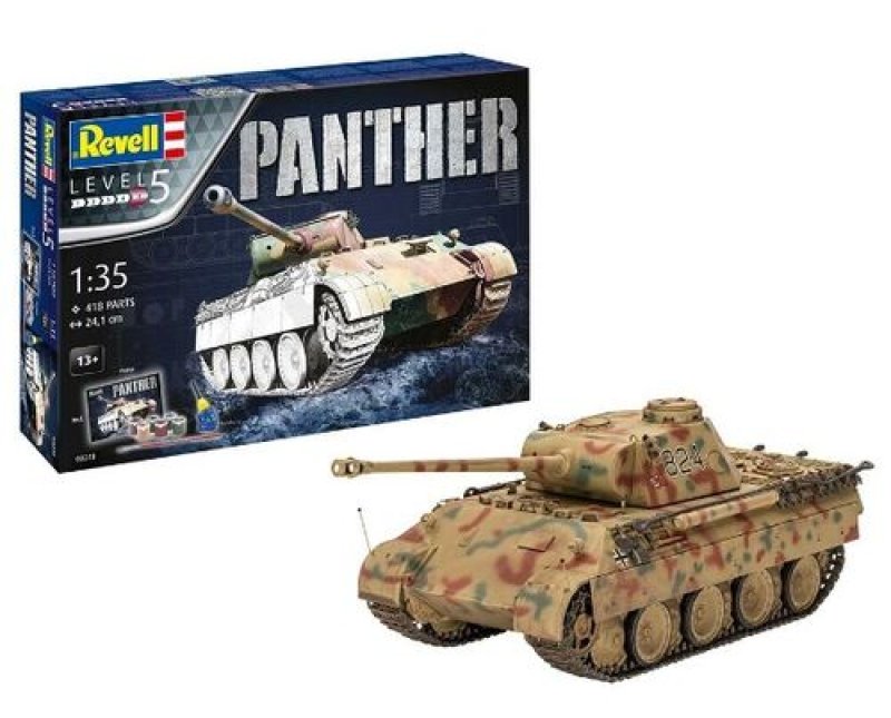 Revell 03273 Geschenkset Panther Ausf. D - Gift Set s barvama  | pkmodelar.cz