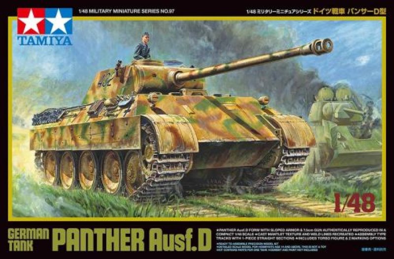 Tamiya 32597 German Tank Panther Ausf.D 1:48 | pkmodelar.cz