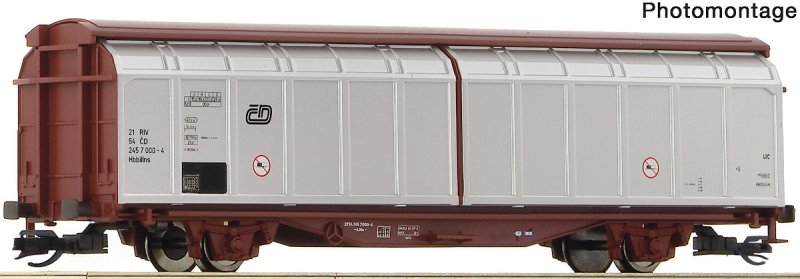 ROCO 6680004 TT Vůz s posuvnou stěnou Hbbillns, ČD, Ep.V | pkmodelar.cz