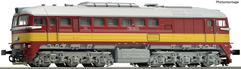 ROCO 7390002 TT Dieselová lokomotiva 781.505 Sergej, ČSD, Ep.IV, DCC ZVUK | pkmodelar.cz