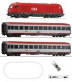 ROCO 5110005 H0 Digitální set - vlak s lokomotivou Rh2016 ÖBB s kolejemi s podložím | pkmodelar.cz