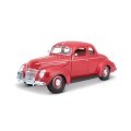 Maisto - 1939 Ford Deluxe Coupe, červený, 1:18 | pkmodelar.cz