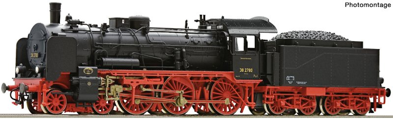 ROCO 7180002 TT Parní lokomotiva BR38.2780, DRG, Ep.II | pkmodelar.cz