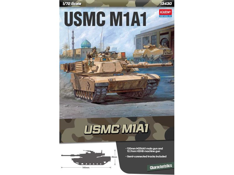 Academy USMC M1A1 (1:72) | pkmodelar.cz