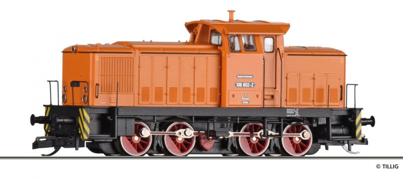 Tillig 96330 TT Dieselová lokomotiva DR BR 106 Ep.IV | pkmodelar.cz