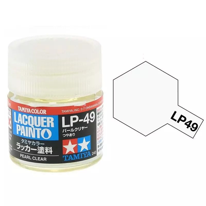 Tamiya Lacquer LP-49 Pearl Clear/Lak perleťový 10ml | pkmodelar.cz