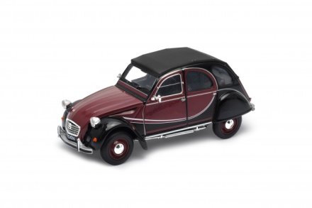 Welly auto 1:24 Citroen 2CV 6 Charleston Braun