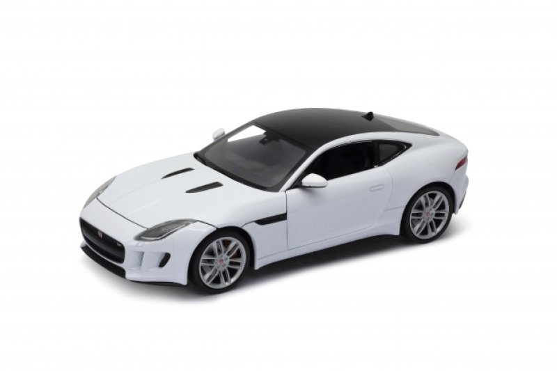 Model auta Welly Jaguar F-type Coupe (bílá) 1:24 | pkmodelar.cz
