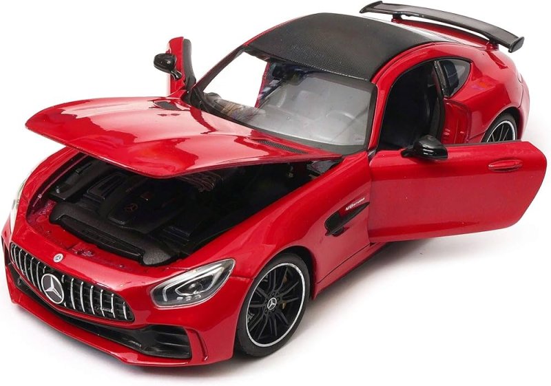 Model auta Welly Mercedes AMG GT R 24081W (červená) 1:24 | pkmodelar.cz