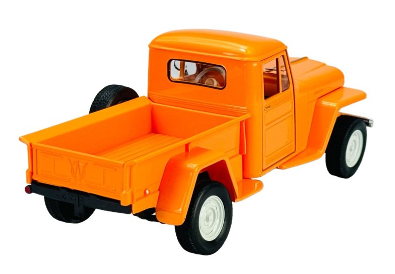 Model auta Welly 1:24 1947 Jeep Willys Pickup orange | pkmodelar.cz