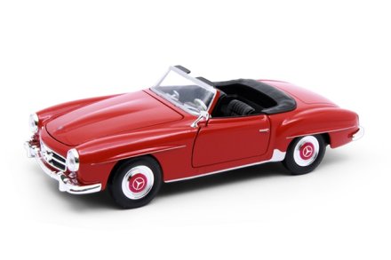 Model auta Welly 1:24 1955 Mercedes Benz 190SL cabrio red