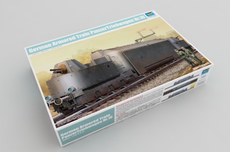 Trumpeter 0223 Model lokomotivy Panzertriebwagen Nr.16 1:35 | pkmodelar.cz