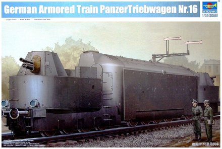 Trumpeter 0223 Model lokomotivy Panzertriebwagen Nr.16 1:35