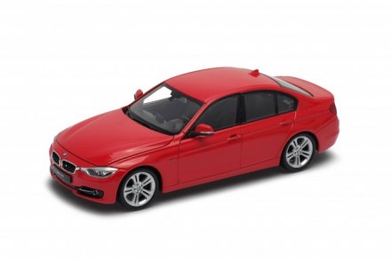 Model auta Welly BMW 335i (červená) 1:24
