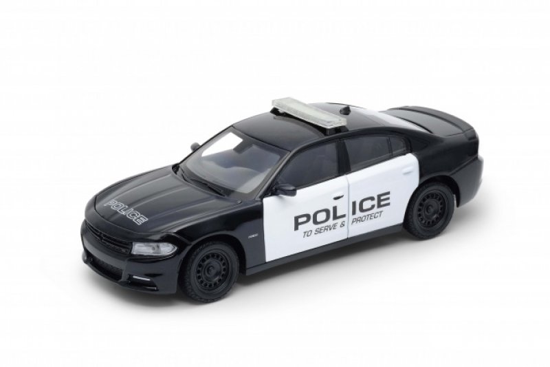 Kovový model auta Welly Dodge 2016 Charger Pursuit (policie) 1:24 | pkmodelar.cz