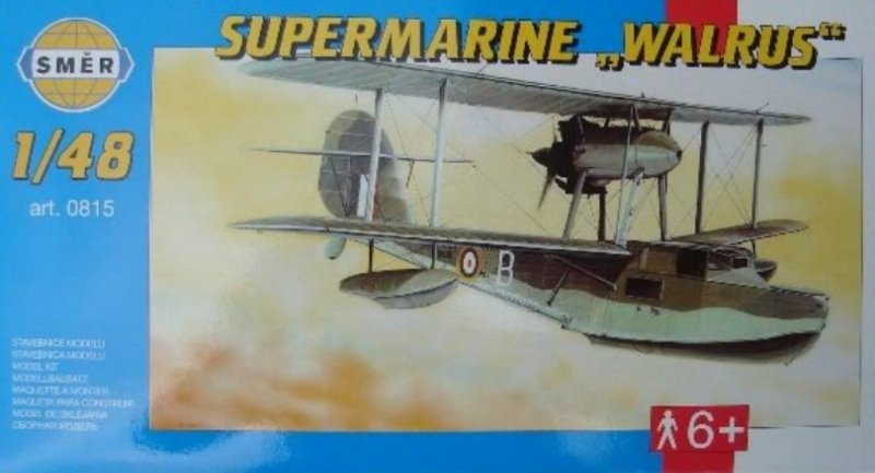 Plastikový model letadla Směr 0815 Supermarine Walrus 1:48 | pkmodelar.cz
