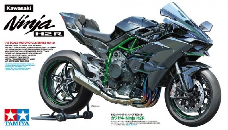 Plastikový model motorky Tamiya 14131 Kawasaki Ninja H2R 1:12 | pkmodelar.cz